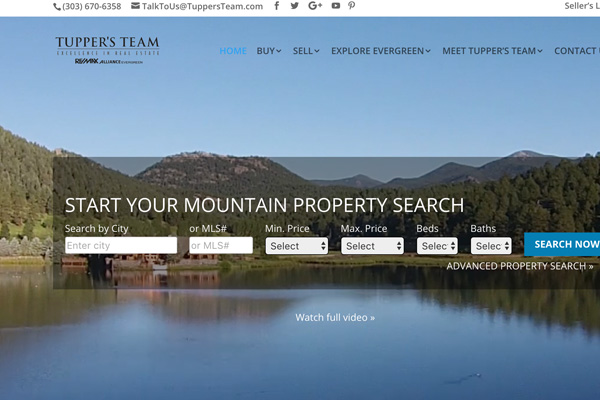 Tupper's Team custom WordPress website design and implementation Visit Tupper's Team's Website