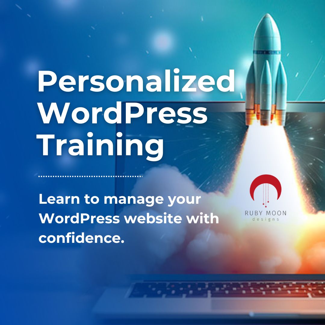 Learn to manage your WordPress website with confidence. Personalized WordPress Training